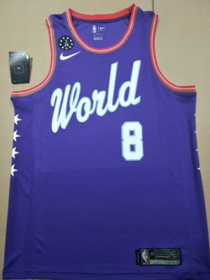 8 Hachimura 2020 Rising star World Team jersey